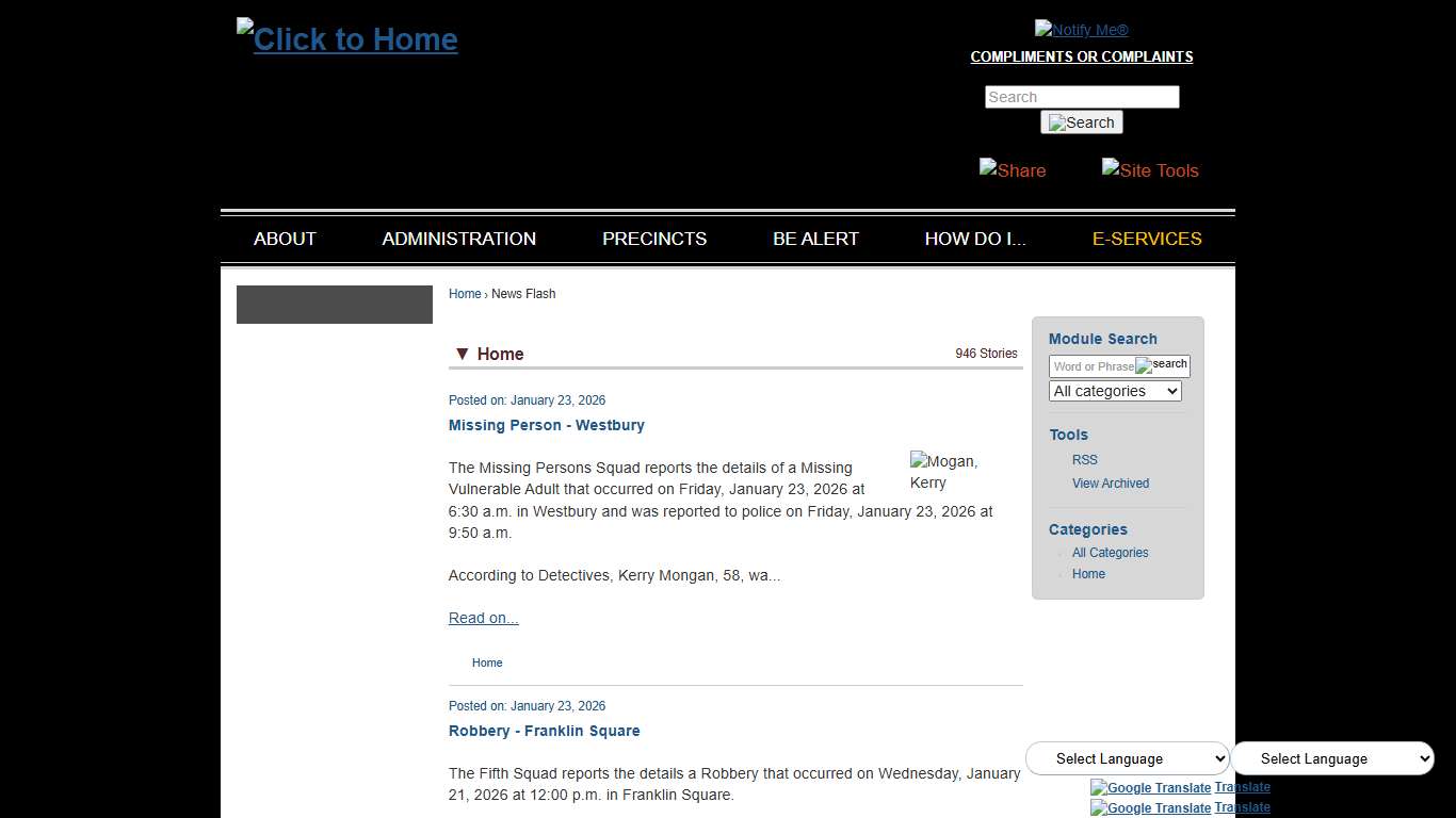 News Flash • Nassau County Police, NY • CivicEngage